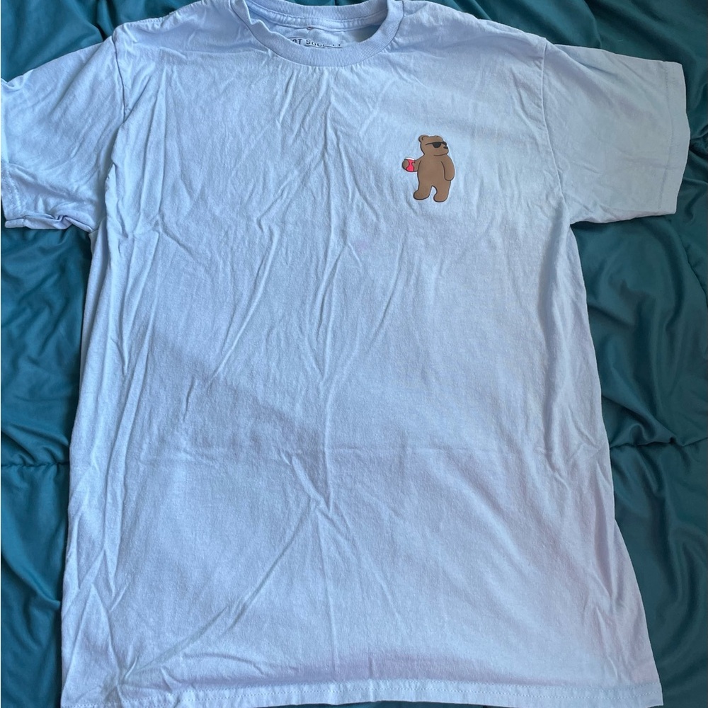 Baby Blue Bear Graphic T-Shirt